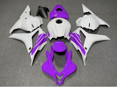 09-12 Lila & Weißer Seitenstreifen CBR600RR Verkleidung