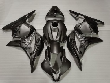 09-12 Matt Schwarzes Sonderdesign CBR600RR Verkleidung