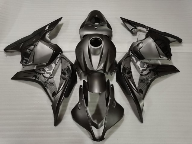 09-12 Matt Schwarzes Sonderdesign CBR600RR Verkleidung