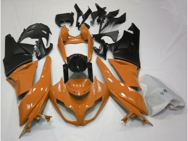 09-12 Orange Glänzend & Schwarz ZX6R Verkleidung