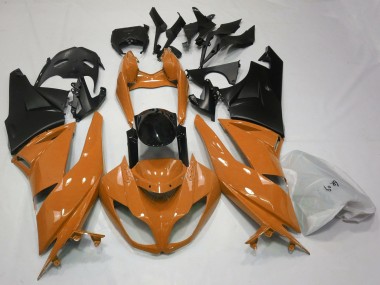 09-12 Orange Glänzend & Schwarz ZX6R Verkleidung
