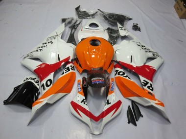 09-12 Weiß Repsol CBR600RR Verkleidung
