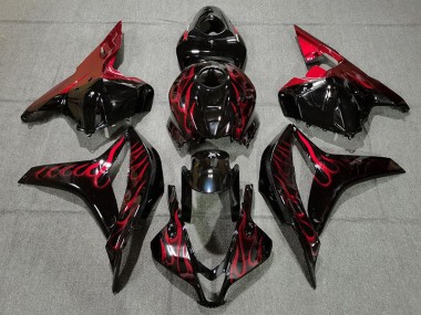 09-12 Rot Flamme CBR600RR Verkleidung