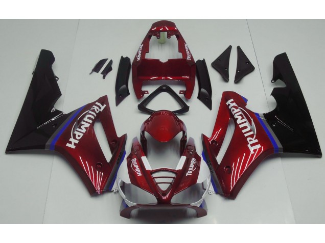 09-12 Rot Glänzend Daytona 675 Verkleidung