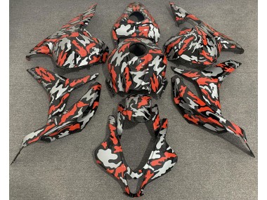 09-12 Rotgrau Tarnung CBR600RR Verkleidung