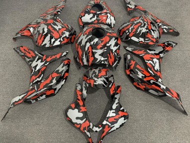 09-12 Rotgrau Tarnung CBR600RR Verkleidung
