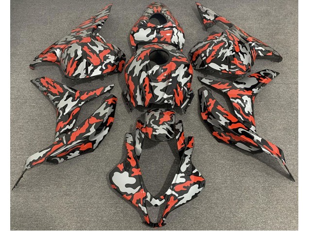 09-12 Rotgrau Tarnung CBR600RR Verkleidung