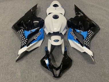 09-12 Schwarz Blau & Weiß CBR600RR Verkleidung