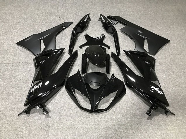 09-12 Schwarz Glänzend ZX6R Verkleidung