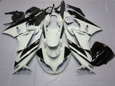 09-12 Spezial Weißschwarz ZX6R Verkleidung