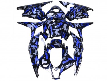 09-12 Tiefes Blauer Schnee Tarnung CBR600RR Verkleidung