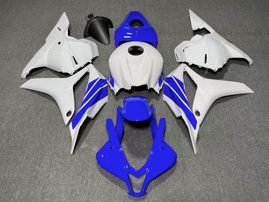 09-12 Tiefes Blauer & Weißer Seitenstreifen CBR600RR Verkleidung