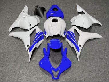 09-12 Tiefes Blauer & Weißer Seitenstreifen CBR600RR Verkleidung