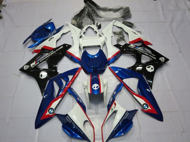 09-14 Alien Blau & Weiß S1000RR Verkleidung