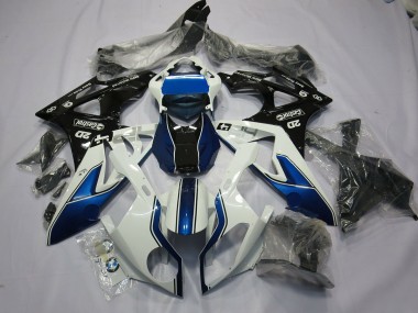 09-14 Alien Blau & Weiß S1000RR Verkleidung