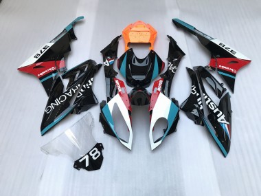 09-14 Alien Blau & Weiß S1000RR Verkleidung