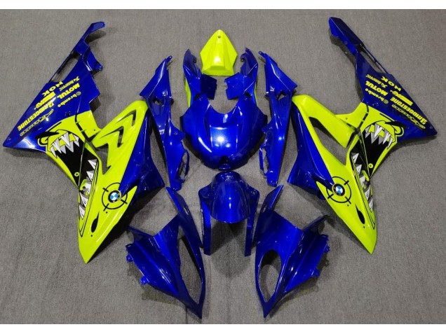 09-14 Alien Blau & Weiß S1000RR Verkleidung