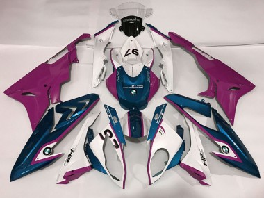 09-14 Alien Blau & Weiß S1000RR Verkleidung
