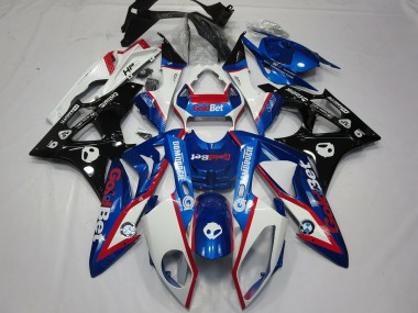 09-14 Alien Blau & Weiß S1000RR Verkleidung