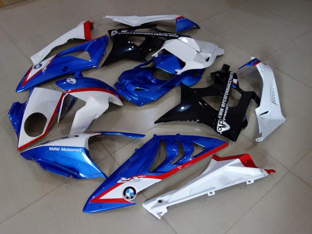 09-14 Alien Blau & Weiß S1000RR Verkleidung