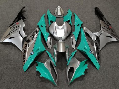 09-14 Alien Blau & Weiß S1000RR Verkleidung