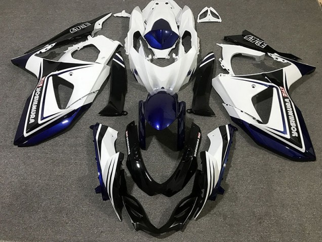 09-16 Blau Schwarz & Weiß GSXR 1000 Verkleidung
