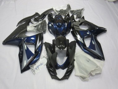 09-16 Blausilber & Schwarz GSXR 1000 Verkleidung