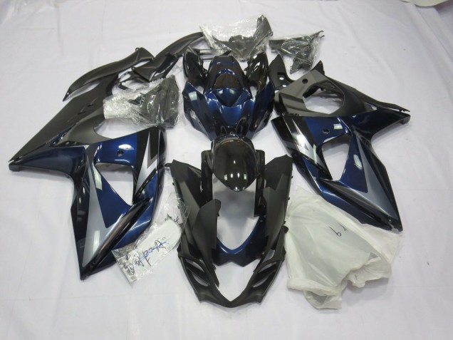09-16 Blausilber & Schwarz GSXR 1000 Verkleidung