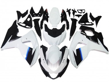 09-16 Glänzend Weiß & Schwarz GSXR 1000 Verkleidung