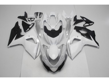 09-16 Glänzend Weiß & Silber GSXR 1000 Verkleidung