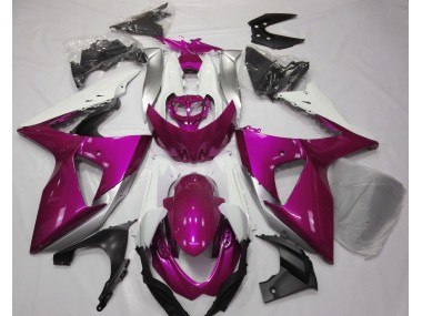 09-16 Glanzrosa & Weiß GSXR 1000 Verkleidung