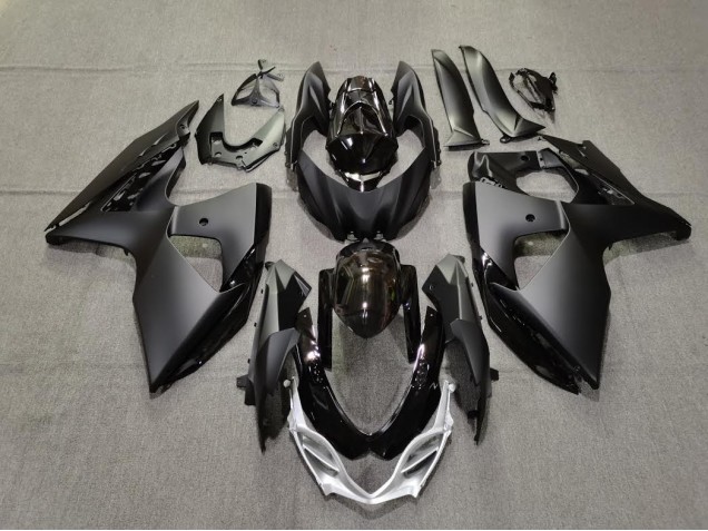 09-16 Schlichte Matt & Glänzendes Schwarz GSXR 1000 Verkleidung