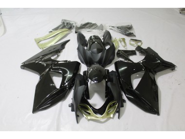 09-16 Schwarz-Matt Glänzend Silber Glänzend GSXR 1000 Verkleidung