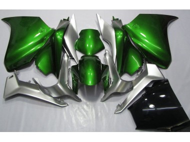 10-13 Dunkelgrün & Silber VFR1200 Verkleidung