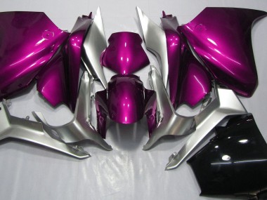 10-13 Dunkelpink & Silber VFR1200 Verkleidung