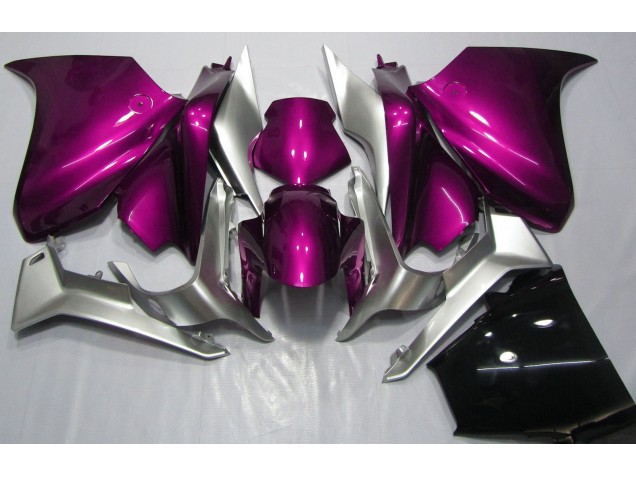10-13 Dunkelpink & Silber VFR1200 Verkleidung