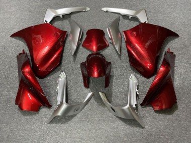10-13 Rot & Silber VFR1200 Verkleidung