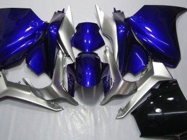 10-13 Tiefes Blau & Silber VFR1200 Verkleidung