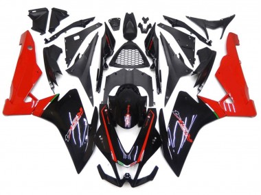 10-15 Rot & Schwarz RSV4 1000 Verkleidung