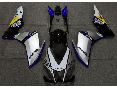 10-15 Silber Pirelli & Blau RSV4 1000 Verkleidung