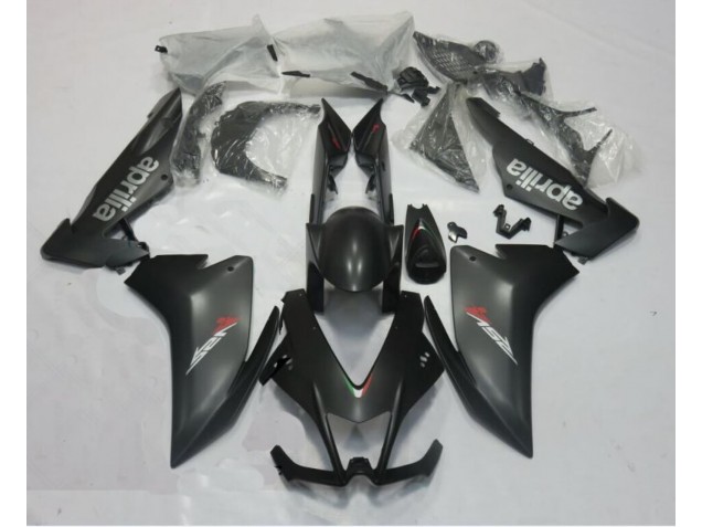 10-15 Vollmatt Schwarz RSV4 1000 Verkleidung