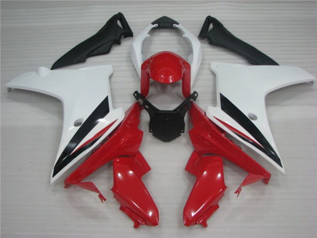 11-12 Weiß Rot & Schwarz CBR600F Verkleidung