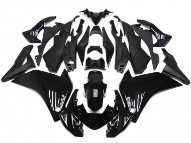 11-14 Schwarz Rot Glänzend R CBR250RR Verkleidung