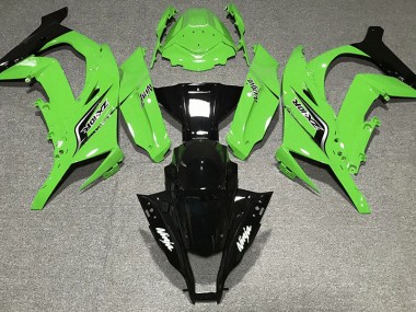 11-15 Glänzend Grün & Logos ZX10R Verkleidung