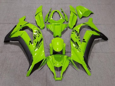 11-15 Glänzend Grün & Schwarz ZX10R Verkleidung