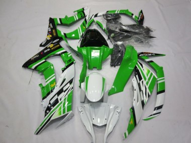 11-15 Grün-Weiß-Schwarz 1 ZX10R Verkleidung