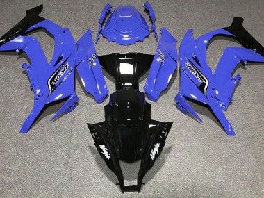 11-15 Logos In Glänzendem Blau ZX10R Verkleidung