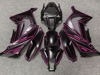 11-15 Matt Schwarzes & Rosa Futter ZX10R Verkleidung
