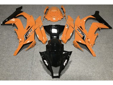11-15 Orange Glänzend & Logos ZX10R Verkleidung