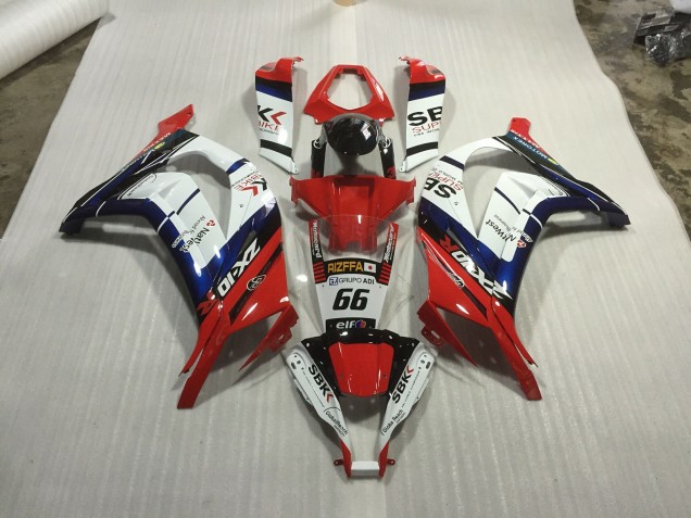 11-15 Rot Blau & Weiß Rennen ZX10R Verkleidung